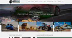 Desktop Screenshot of cartronic.pl