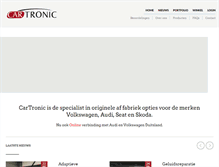 Tablet Screenshot of cartronic.nl